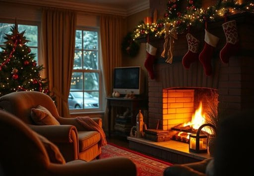 christmas-music-and-a-roaring-fireplace